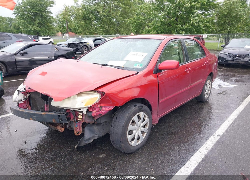 2008 TOYOTA COROLLA VIN: 2T1BR30E98C869225