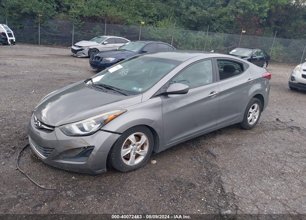 2014 HYUNDAI ELANTRA SE VIN: 5NPDH4AE8EH489107