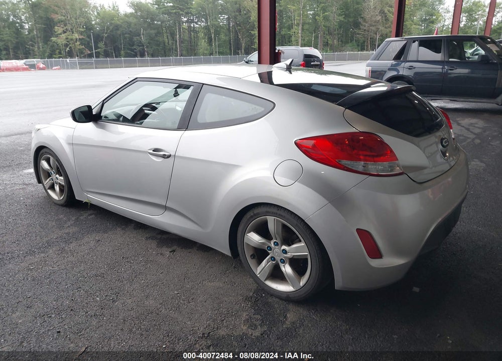 2012 HYUNDAI VELOSTER BASE W/GRAY VIN: KMHTC6ADXCU077721