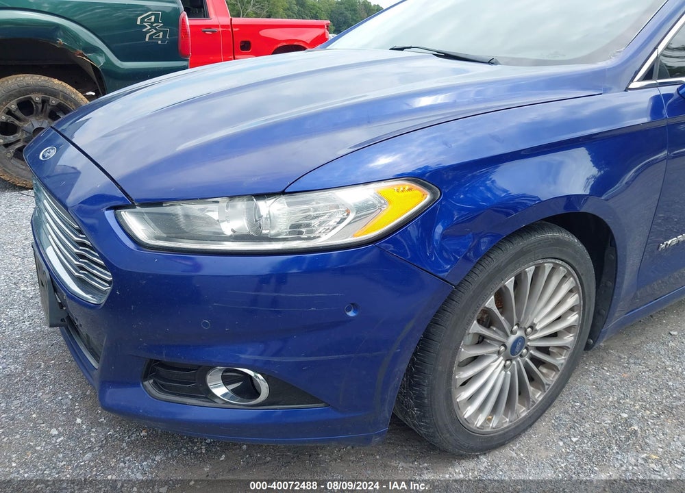 2013 FORD FUSION HYBRID TITANIUM VIN: 3FA6P0RU7DR281916