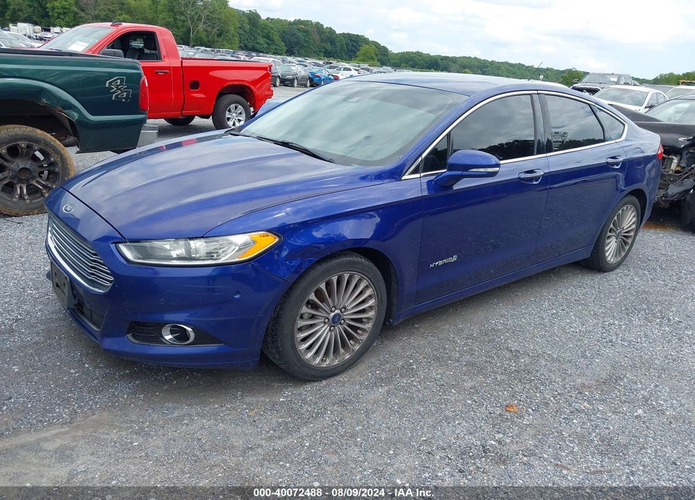 2013 FORD FUSION HYBRID TITANIUM VIN: 3FA6P0RU7DR281916