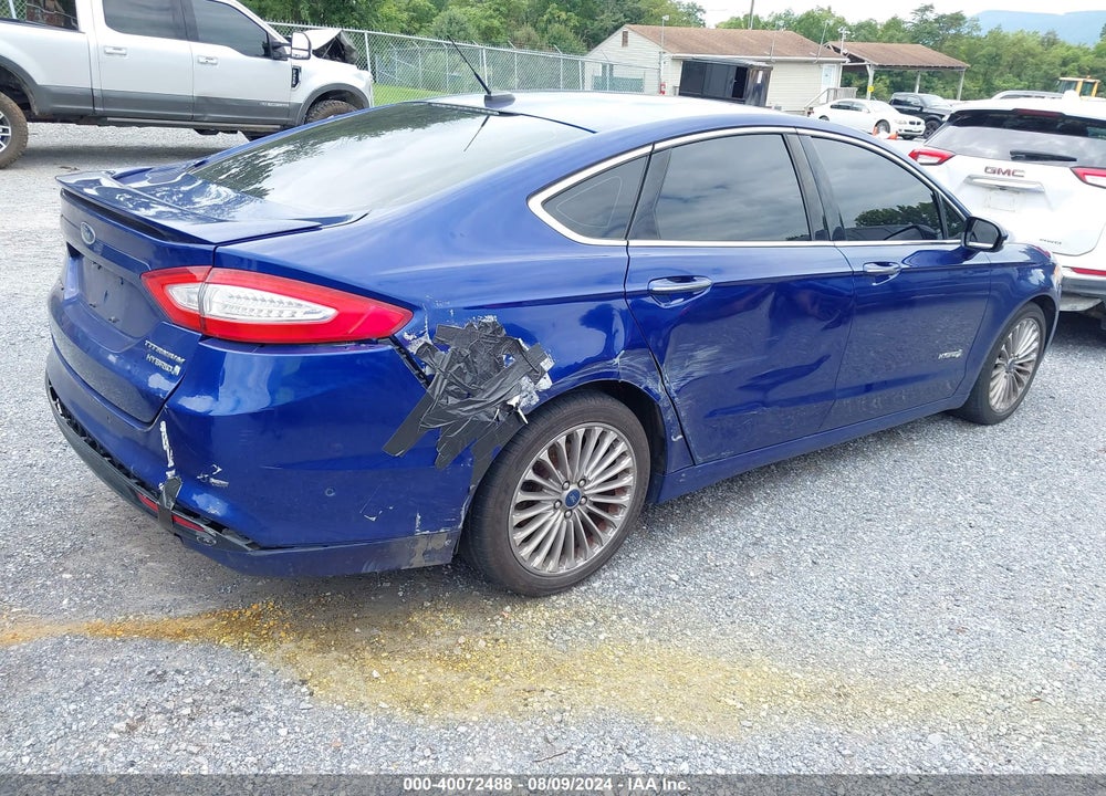 2013 FORD FUSION HYBRID TITANIUM VIN: 3FA6P0RU7DR281916