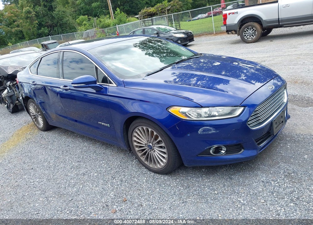 2013 FORD FUSION HYBRID TITANIUM VIN: 3FA6P0RU7DR281916