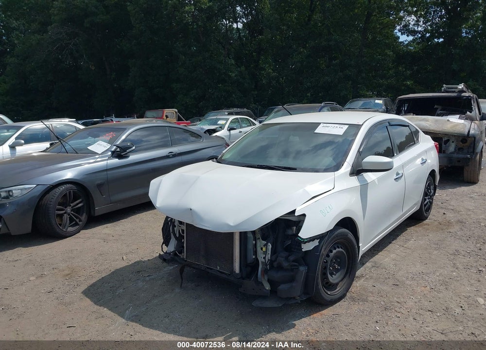 2017 NISSAN SENTRA SV VIN: 3N1AB7APXHL650264
