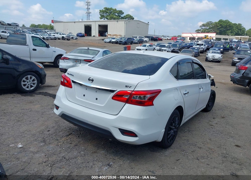 2017 NISSAN SENTRA SV VIN: 3N1AB7APXHL650264
