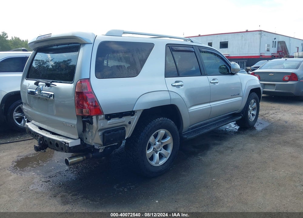 2005 TOYOTA 4RUNNER SR5 SPORT V6 VIN: JTEBU14R158050101