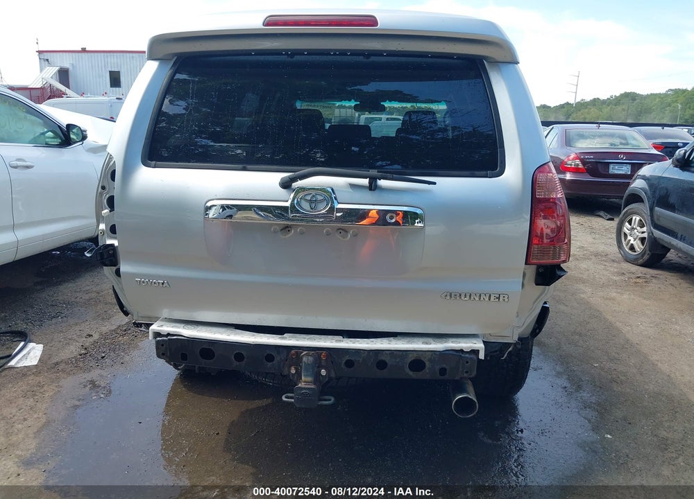 2005 TOYOTA 4RUNNER SR5 SPORT V6 VIN: JTEBU14R158050101