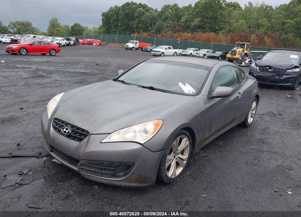 2010 HYUNDAI GENESIS 2.0T VIN: KMHHT6KD9AU011145