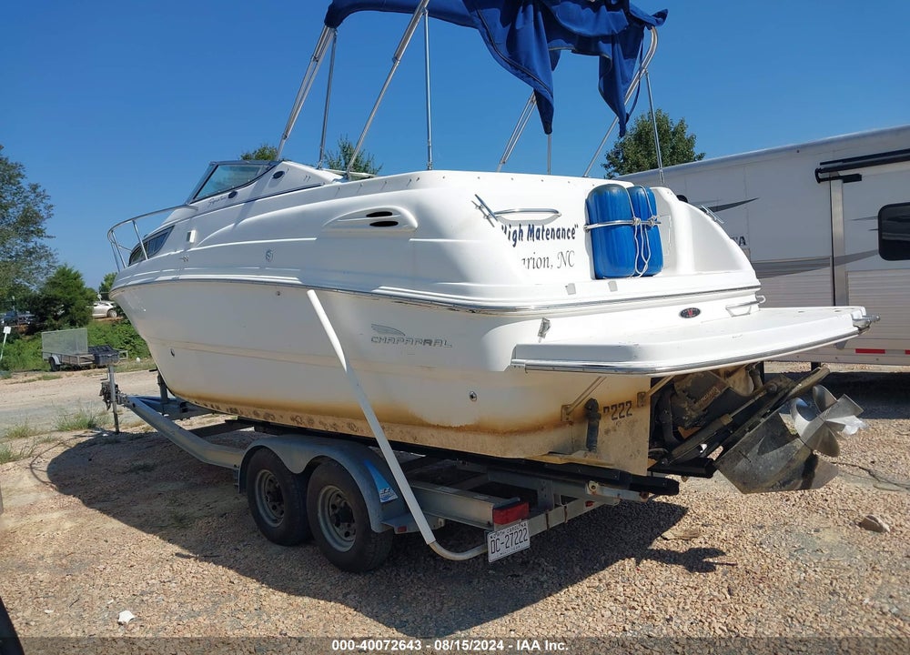 2001 CHAPARRAL 260 SIGNITURE VIN: FGBC0830D101