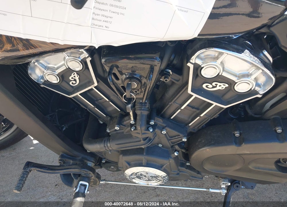 2022 INDIAN MOTORCYCLE CO. SCOUT VIN: 56KMSB00XN3184449