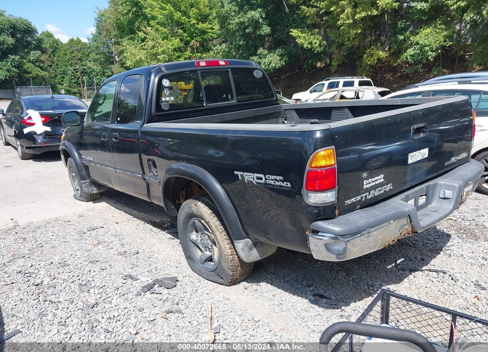 2001 TOYOTA TUNDRA LTD V8 VIN: 5TBBT48151S152707