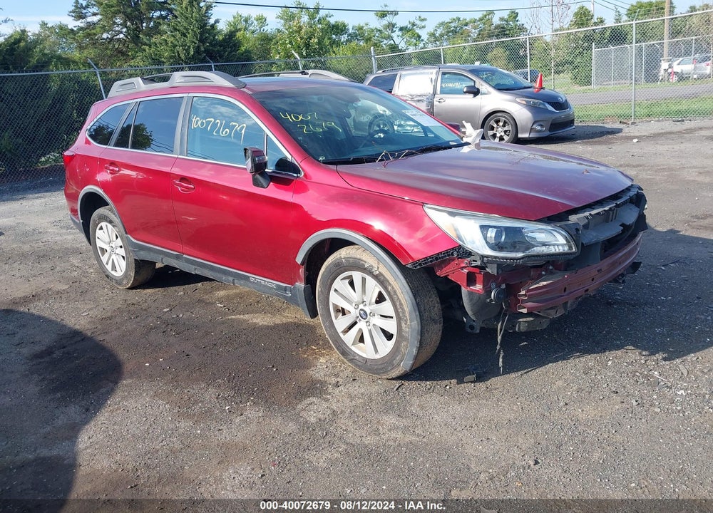 2016 SUBARU OUTBACK 2.5I PREMIUM VIN: 4S4BSAHC0G3323671
