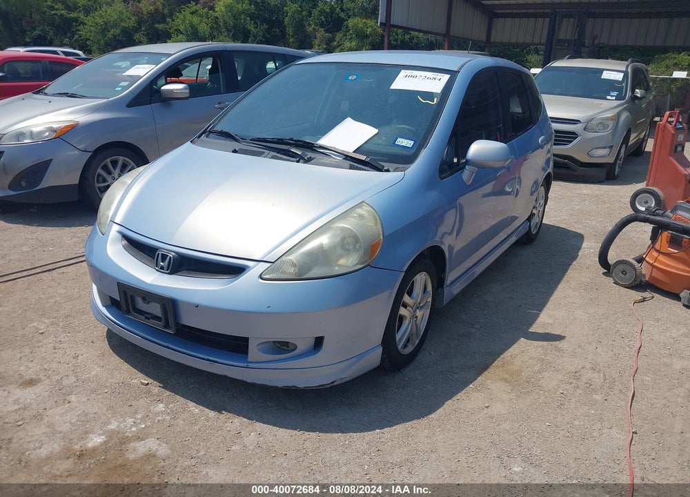 2008 HONDA FIT SPORT VIN: JHMGD38658S051926