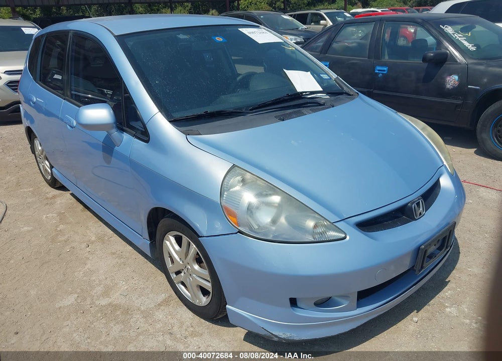 2008 HONDA FIT SPORT VIN: JHMGD38658S051926
