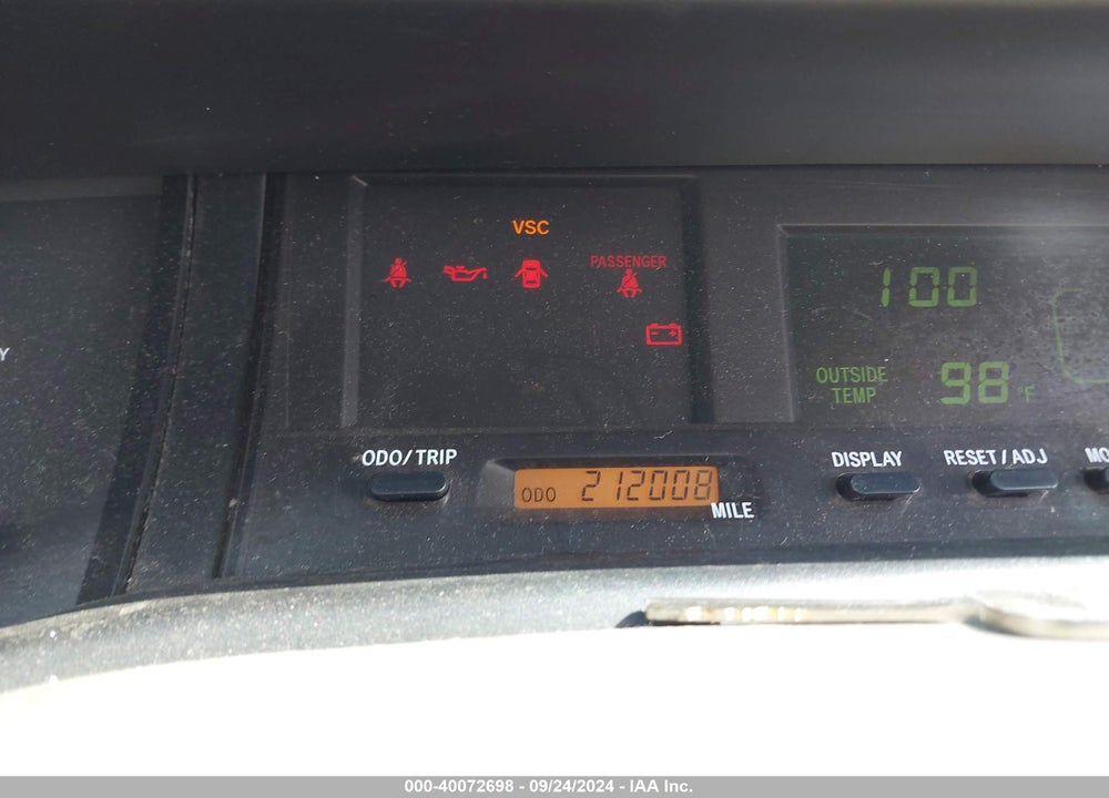 2000 TOYOTA AVALON XLS VIN: 4T1BF28B6YU054475