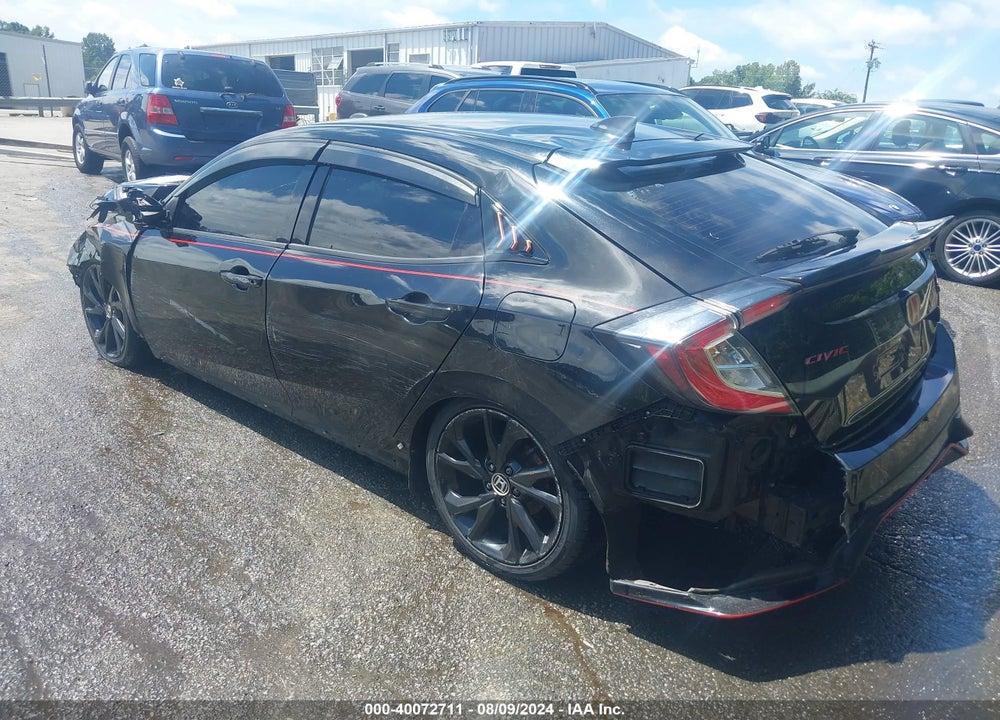 2017 HONDA CIVIC SPORT VIN: SHHFK7H45HU411734