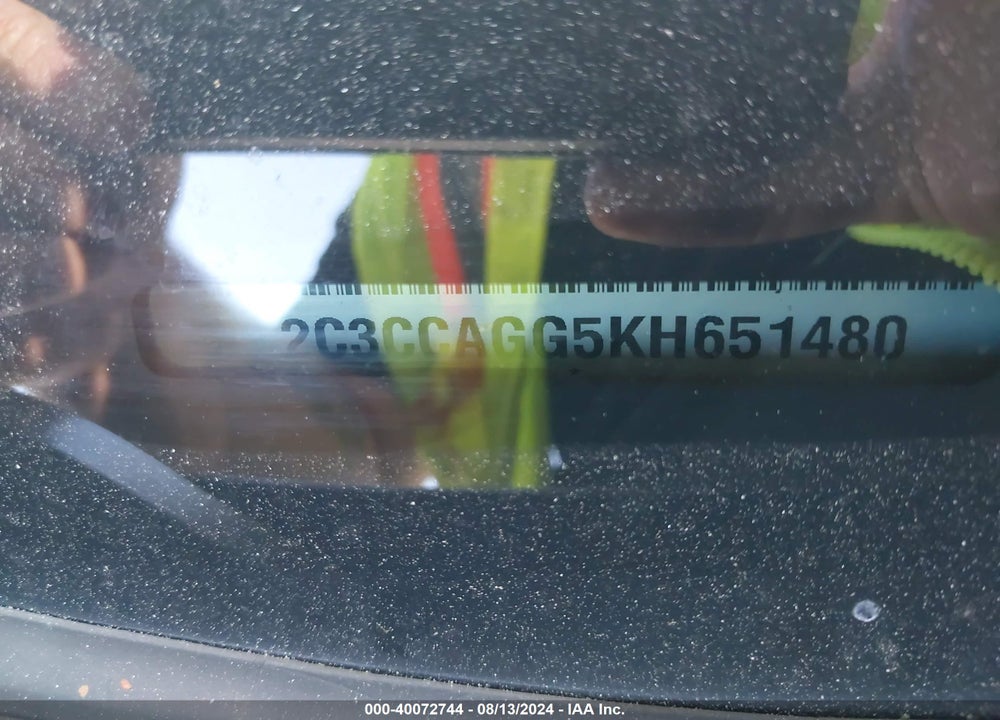 2019 CHRYSLER 300 300S AWD VIN: 2C3CCAGG5KH651480