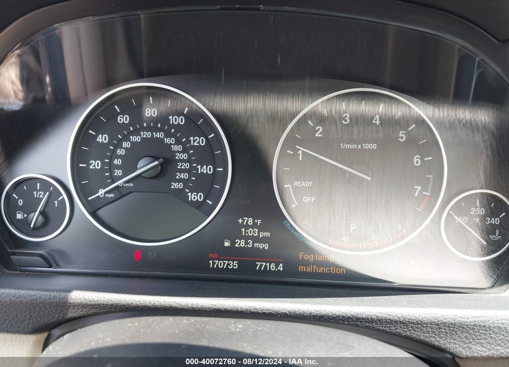 2013 BMW 328I XDRIVE VIN: WBA3B5G54DNS05039