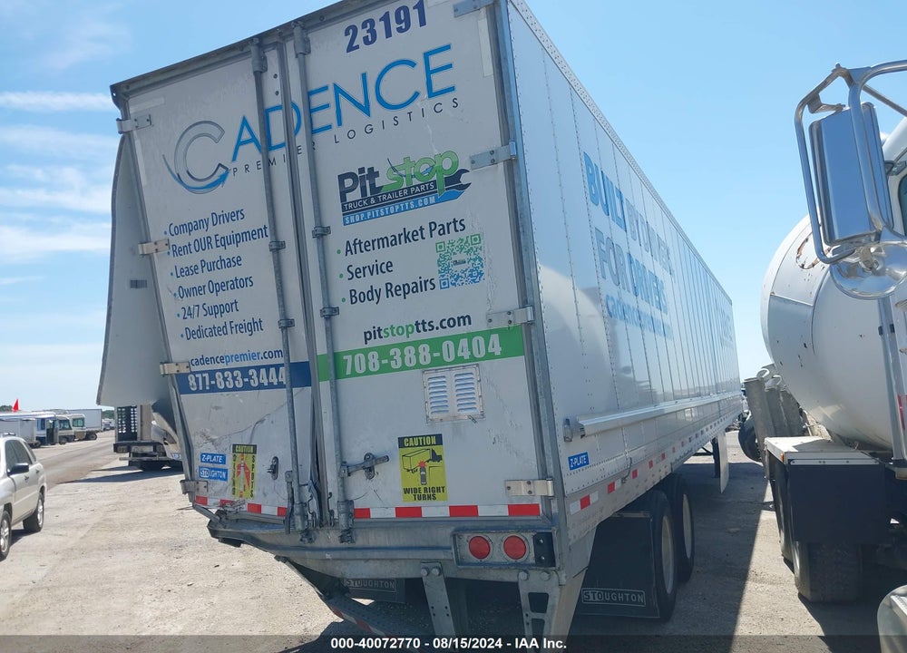 2023 STOUGHTON TRAILERS INC TRAILER VIN: 1DW1A5328PSB10995
