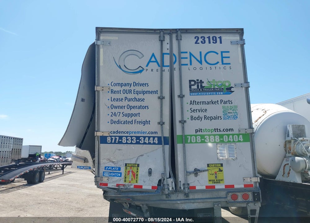 2023 STOUGHTON TRAILERS INC TRAILER VIN: 1DW1A5328PSB10995