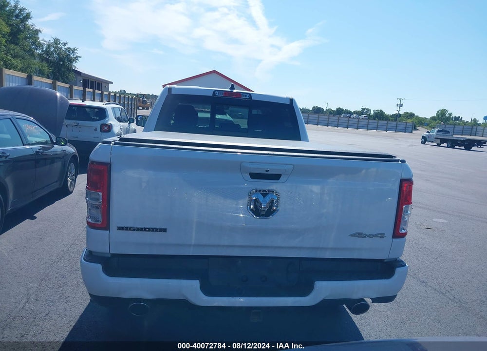 2019 RAM 1500 BIG HORN/LONE STAR 4X4 6'4 BOX VIN: 1C6SRFMT3KN781700