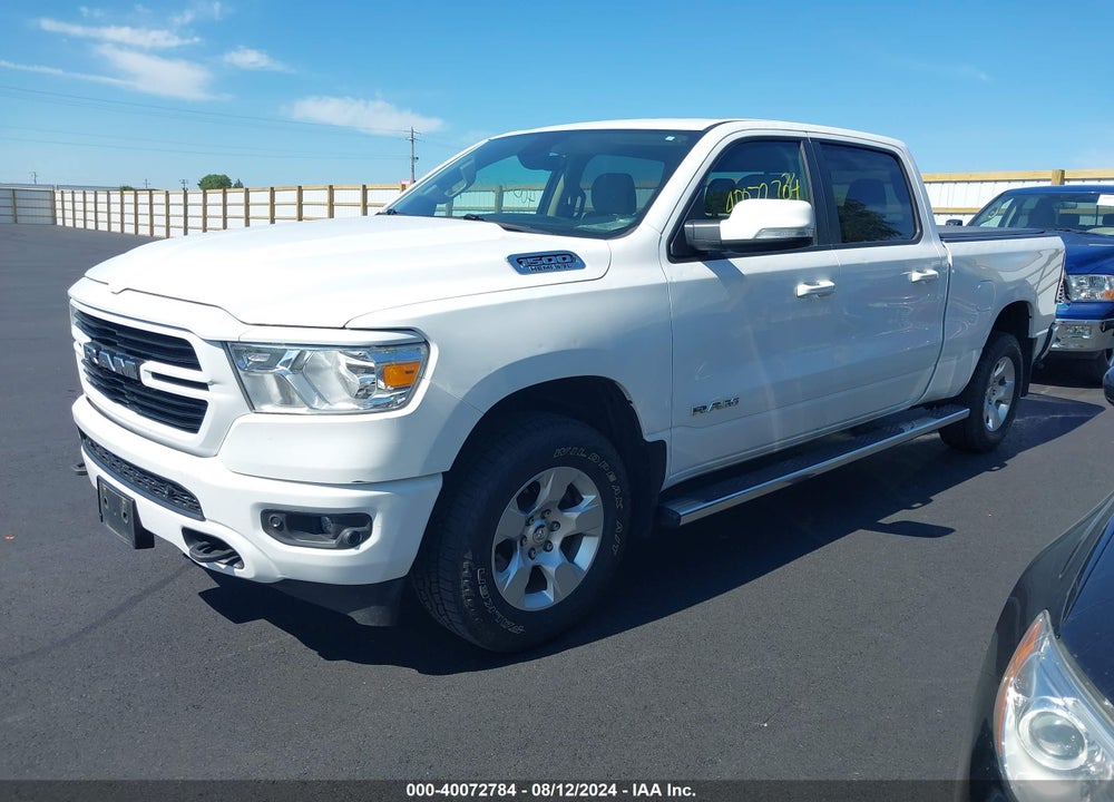 2019 RAM 1500 BIG HORN/LONE STAR 4X4 6'4 BOX VIN: 1C6SRFMT3KN781700