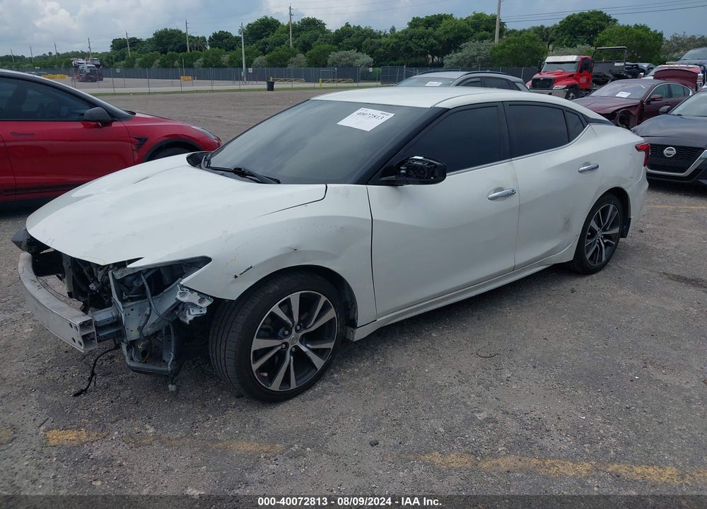 2020 NISSAN MAXIMA S XTRONIC CVT VIN: 1N4AA6BV2LC385230