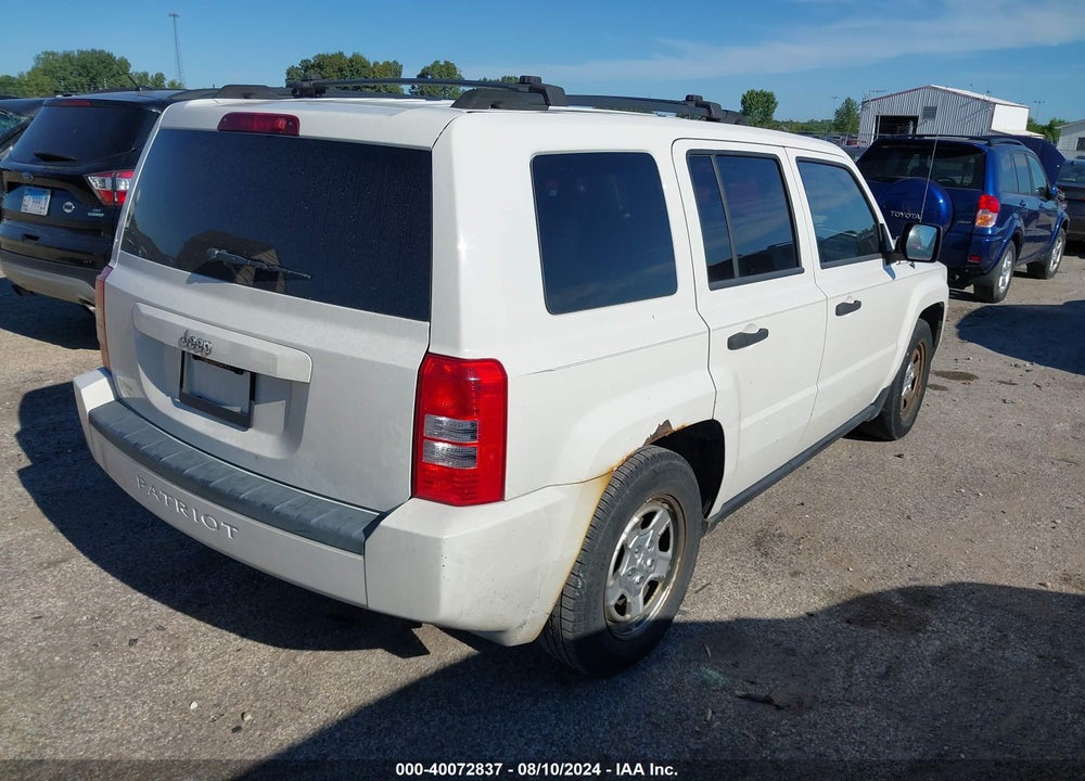 2008 JEEP PATRIOT SPORT VIN: 1J8FT28048D729035