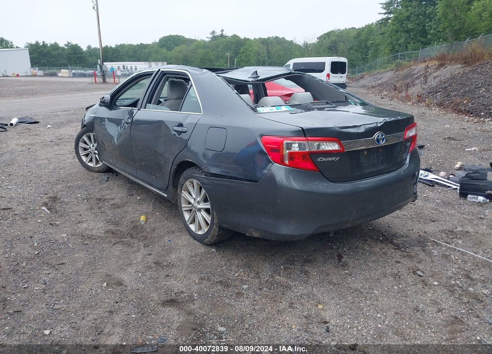 2012 TOYOTA CAMRY HYBRID XLE VIN: 4T1BD1FKXCU001452