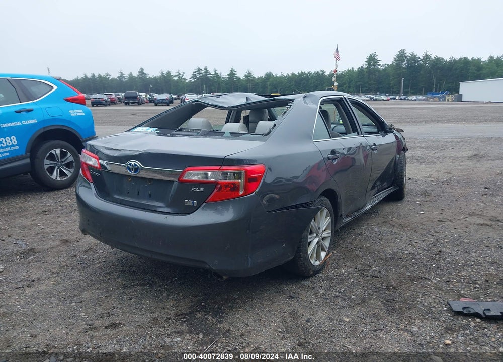 2012 TOYOTA CAMRY HYBRID XLE VIN: 4T1BD1FKXCU001452