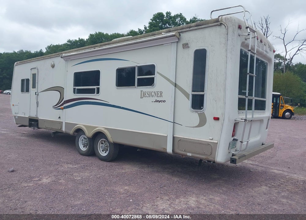 2003 JAYCO DESIGNER 32RLS, TRAVEL TRAILER VIN: 1UJBJ02R931SY0064