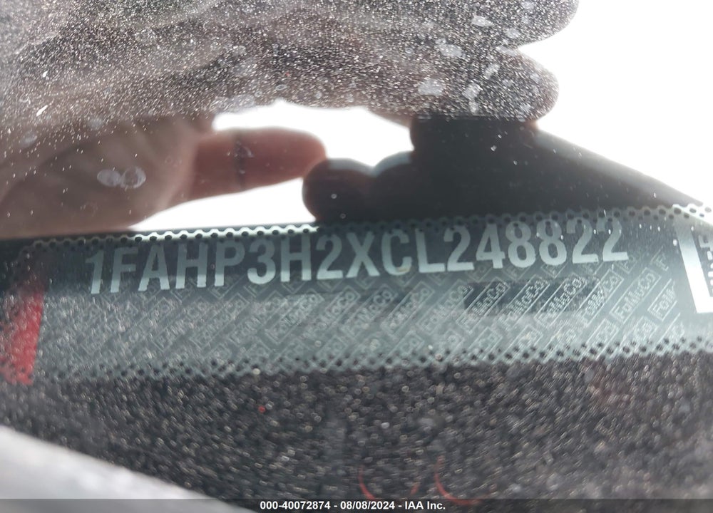 2012 FORD FOCUS SEL VIN: 1FAHP3H2XCL248822