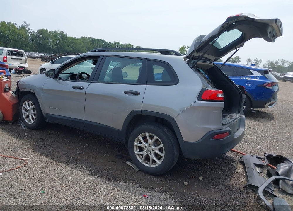 2016 JEEP CHEROKEE SPORT VIN: 1C4PJMAB5GW169392