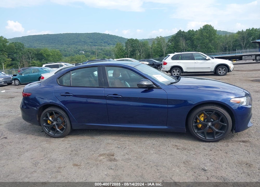 2021 ALFA ROMEO GIULIA TI AWD VIN: ZARFANBN0M7645134
