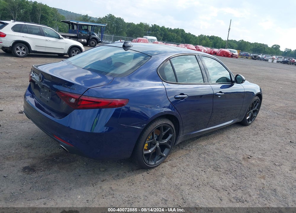 2021 ALFA ROMEO GIULIA TI AWD VIN: ZARFANBN0M7645134