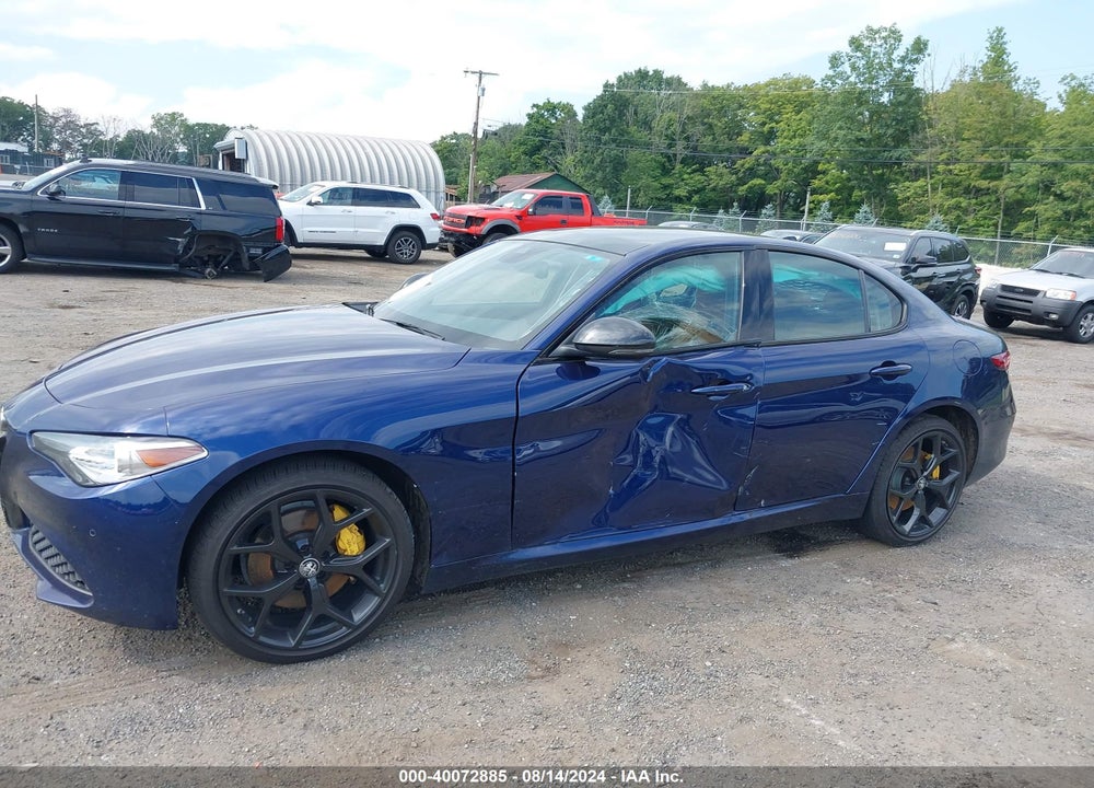2021 ALFA ROMEO GIULIA TI AWD VIN: ZARFANBN0M7645134