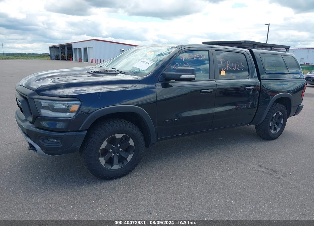 2019 RAM 1500 REBEL 4X4 5'7 BOX VIN: 1C6SRFLT7KN693248