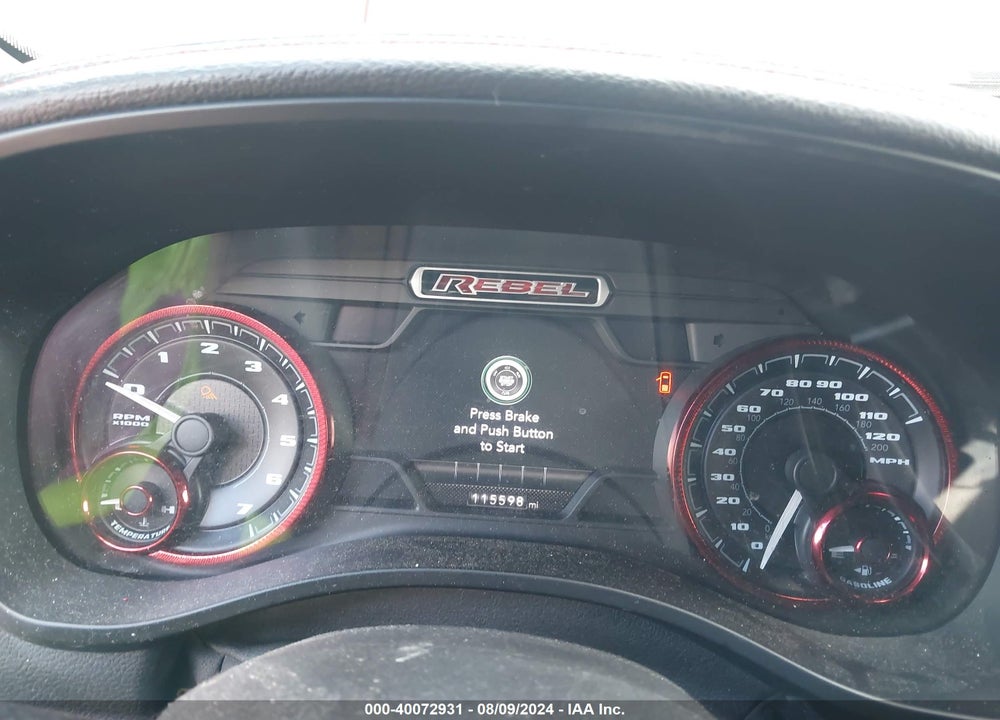 2019 RAM 1500 REBEL 4X4 5'7 BOX VIN: 1C6SRFLT7KN693248