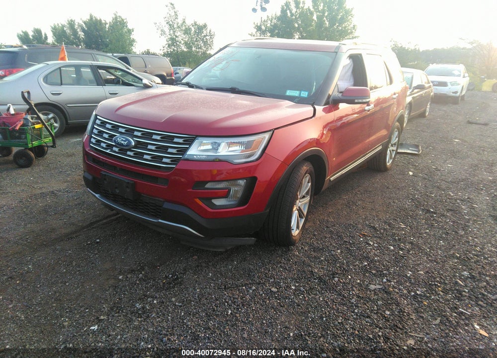 2017 FORD EXPLORER LIMITED VIN: 1FM5K8F83HGC48687