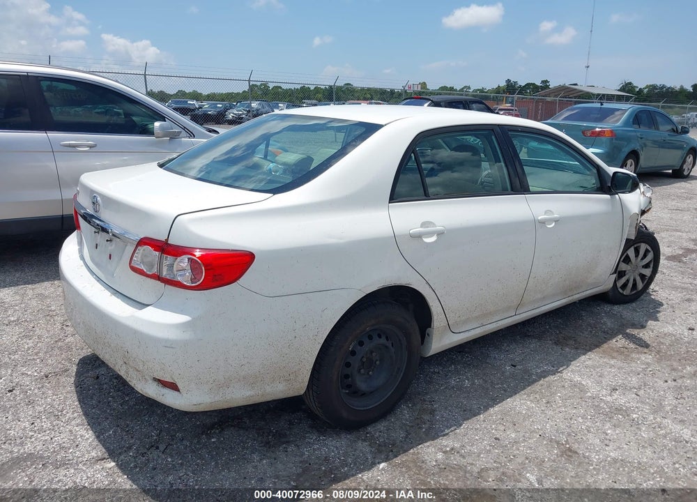 2013 TOYOTA COROLLA L VIN: 5YFBU4EEXDP080007
