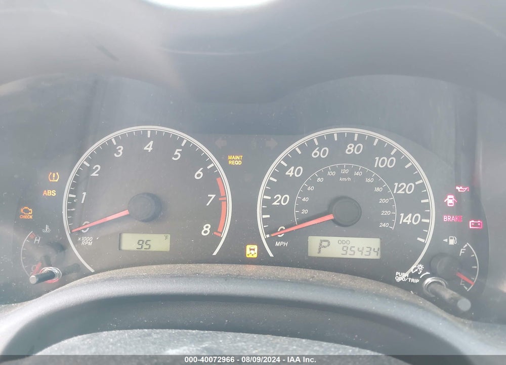 2013 TOYOTA COROLLA L VIN: 5YFBU4EEXDP080007