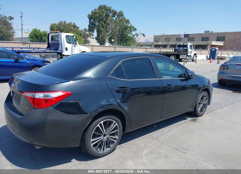2014 TOYOTA COROLLA LE VIN: 5YFBURHEXEP173264