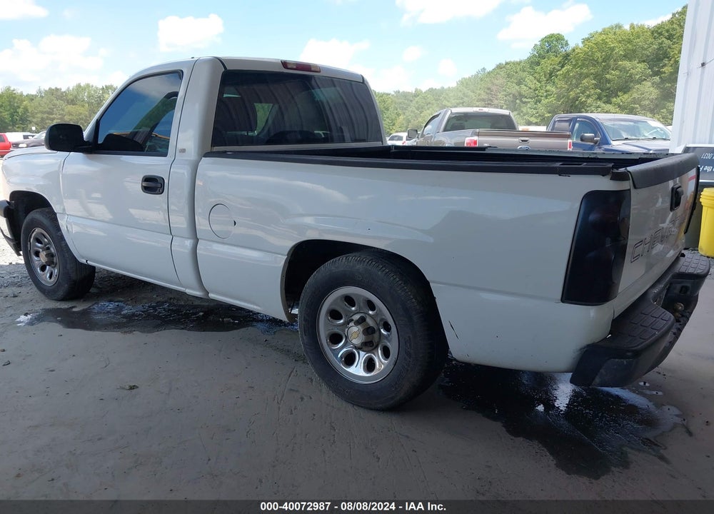 2005 CHEVROLET SILVERADO 1500 WORK TRUCK VIN: 1GCEC14X15Z132956