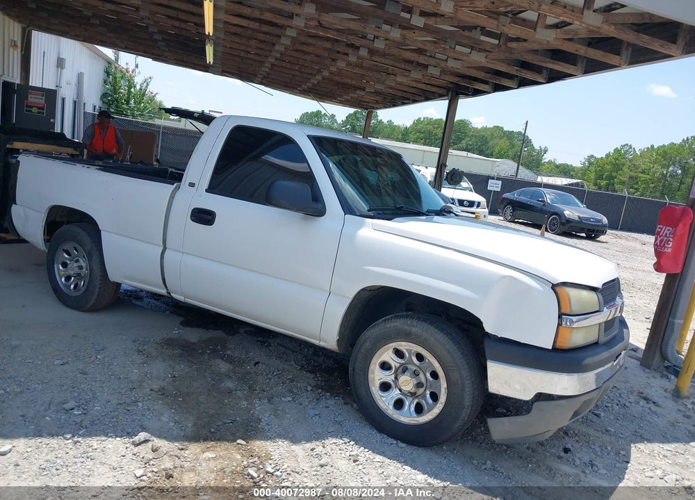 2005 CHEVROLET SILVERADO 1500 WORK TRUCK VIN: 1GCEC14X15Z132956