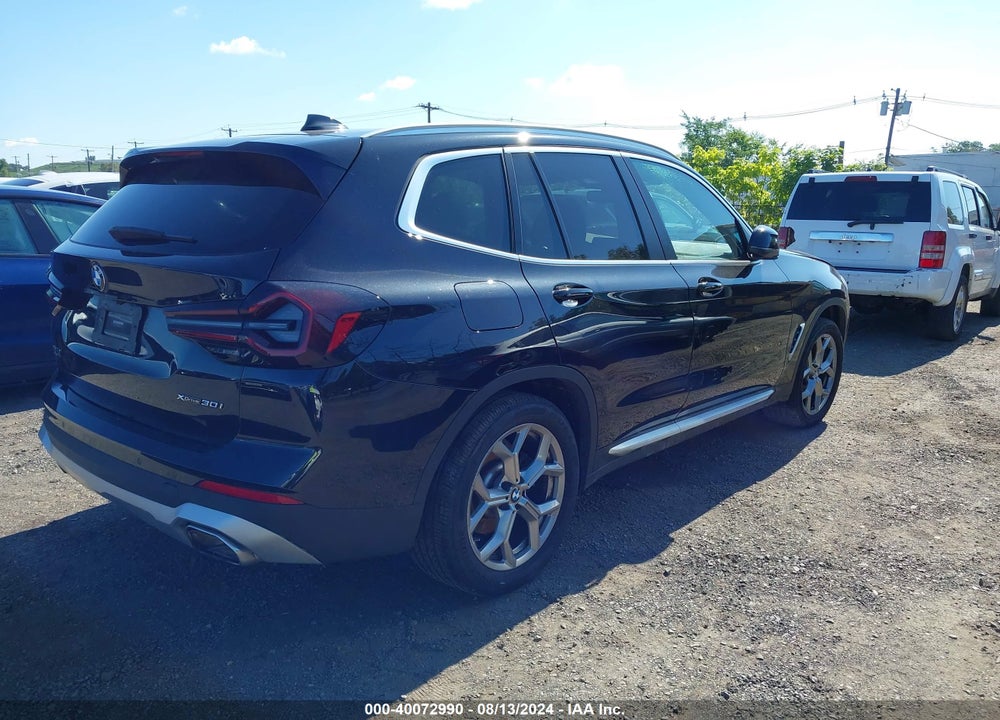 2022 BMW X3 XDRIVE30I VIN: 5UX53DP02N9J40515