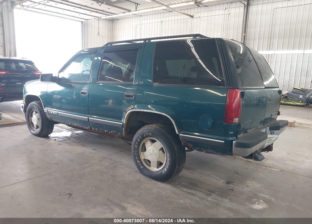 1996 CHEVROLET TAHOE K1500 VIN: 1GNEK13R4TJ401900