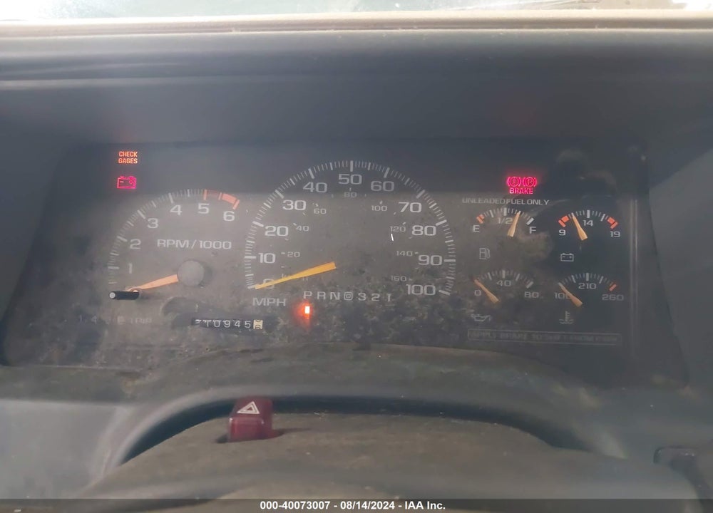 1996 CHEVROLET TAHOE K1500 VIN: 1GNEK13R4TJ401900
