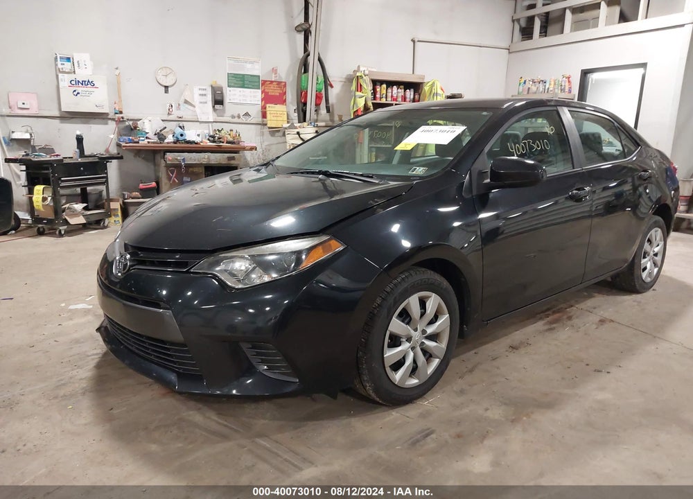 2016 TOYOTA COROLLA LE VIN: 2T1BURHE5GC653005