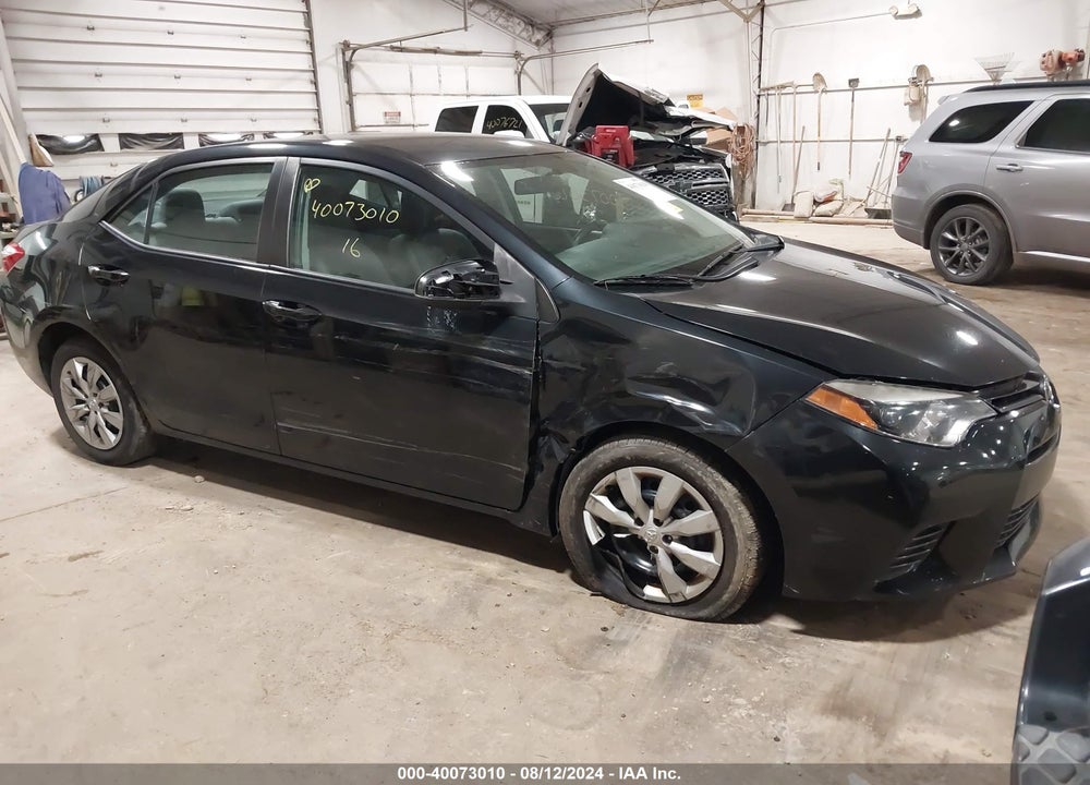 2016 TOYOTA COROLLA LE VIN: 2T1BURHE5GC653005