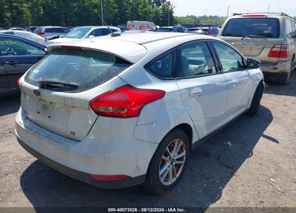 2018 FORD FOCUS SE VIN: 1FADP3K20JL319756